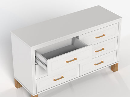 6 Drawer Double Dresser