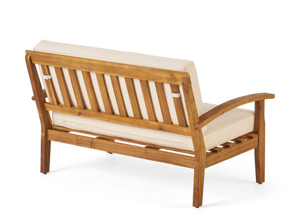 Outdoor Chat Set With Coffee Table And Loveseat