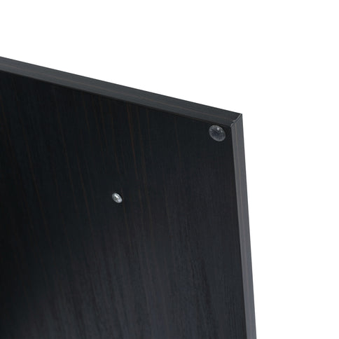 Modern Wall Mounted Bathroom Vanity With Thick Edge Resin Sink And Storage Rack