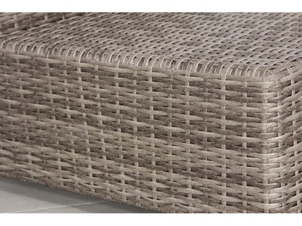 Seating Set With Cushions Handcrafted Wicker Design