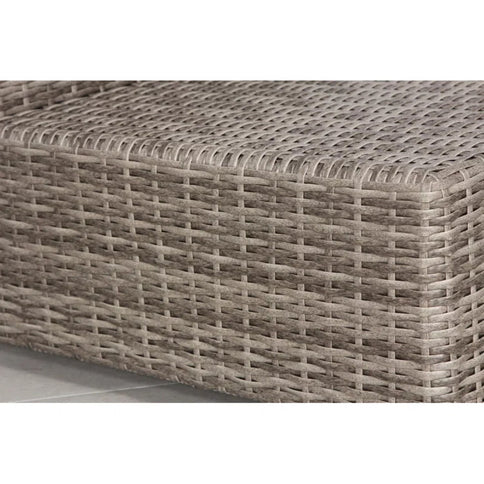 Seating Set With Cushions Handcrafted Wicker Design