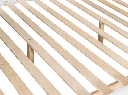 Solid L Shaped Bunk Bed With 3 Drawers, Ladder And Staircase