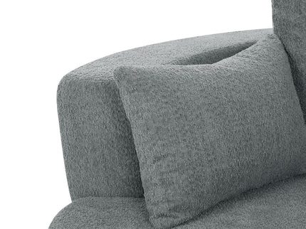 360° Swivel Accent Barrel Chair With 3 Removable Pillows For Living Room