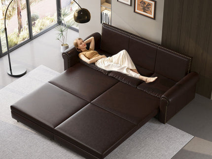 Chesterfield Sofa & Pull Out Bed