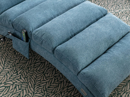 Massage Chaise Lounge Indoor With Remote Control, Ergonomic Electric Massage Lounger