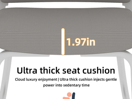 Minimalist Office Chair With Soft Backrest