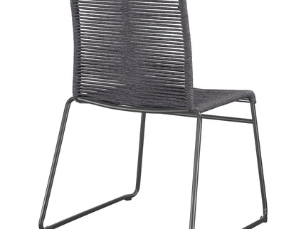 Jerome - Stackable Side Chair (Set of 2) - Charcoal