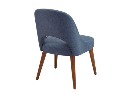 Dining Side Chair Upholstered Textured (Set of 2) - Navy