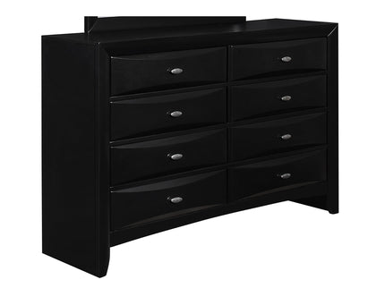 Lucille - 5 Piece Bedroom Set With Storage Drawers And Bookcase Headboard