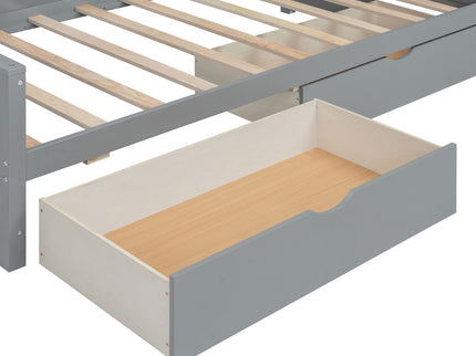 Daybed With All-In-One Cabinet And Shelf