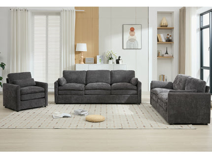 Cozy Upholstered Sofa Set For Living Room