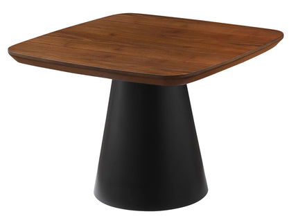 Duncan - 2 Piece Coffee Table Set With Sculpted Bases - Walnut