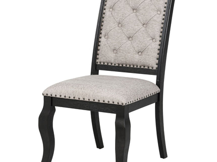 Kinzler - Side Chairs (Set of 2) - Tan / Black