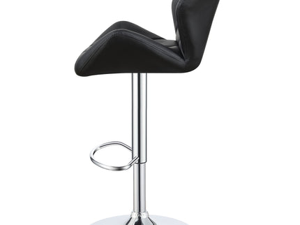 Adjustable Bar Stool With Height-Adjustable Base (Set of 2)