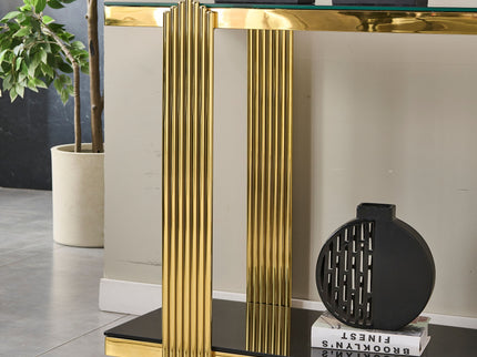 Console Table With Double Tier Storage