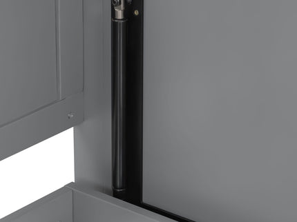 Murphy Bed With Desk, LED Lights And USB Charging Station