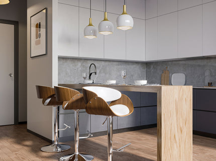 Amery - Mid Century Modern Adjustable Swivel Bar Stool