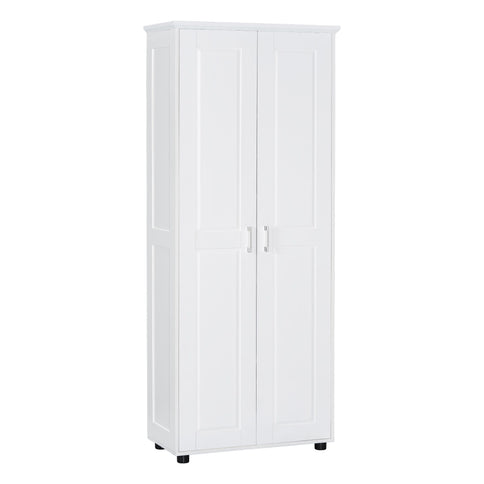 Storage Cabinet With Adjustable Shelves, 2 Doors, Rectangle Design For Bathroom