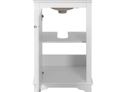 Bathroom Vanity With Sink, Freestanding Single Cabinet Set, Soft Close Door, Adjustable Shelf