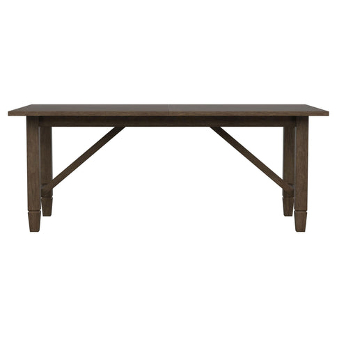 Jamie - Rectangular Dining Table With Extension Leaf - Light Brown