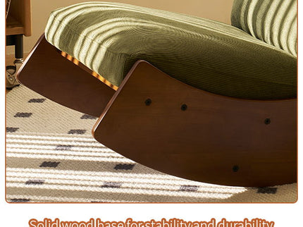 Comfortable High-Quality Upholstery Glider Rocking Chair