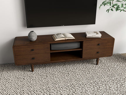 Alexa - TV Stand - Dark Brown / Wood