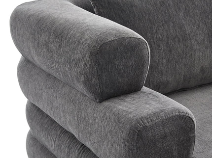 Oversized Chaise Lounge Sofa Bed With Deep Seat And Layered Armrests