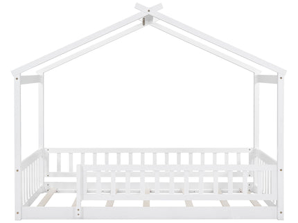 Bed House Bed Frame With Fence