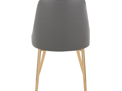 Marche - Contemporary Dining Chair With Metal Legs (Set of 2)