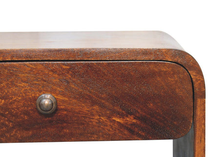 Aspen - Open Bedside Table - Dark Brown