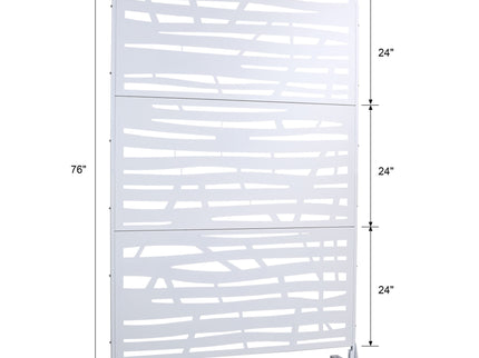 Outdoor & Indoor Privacy Screen Metal Privacy Screen