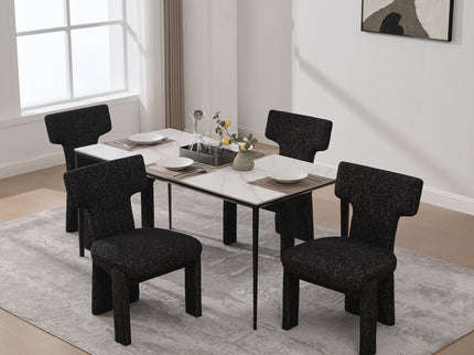 Armless Curved Back Accent Chairs