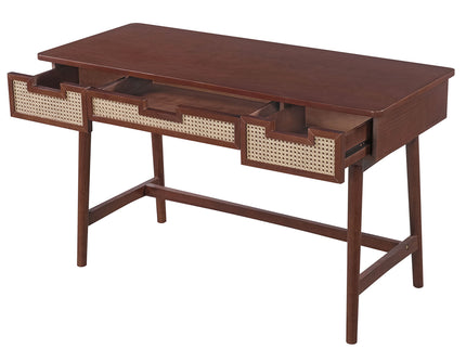 Writing Desk With 3 Drawers For Living Room
