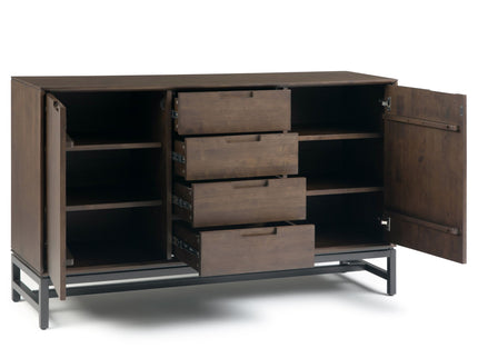 Banting - Sideboard With Centre Drawers - Walnut Brown