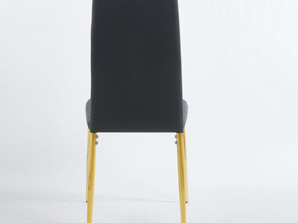 Dining Chair (Set of 4) - Golden Black