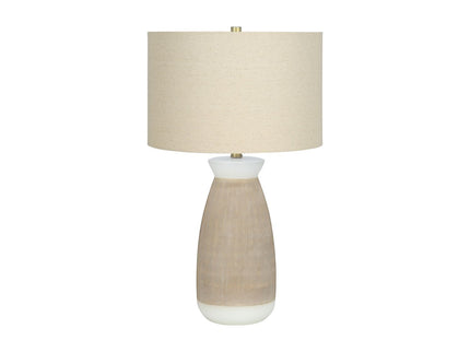 Lighting, Table Lamp, Ceramic, Resin, Contemporary - Cream