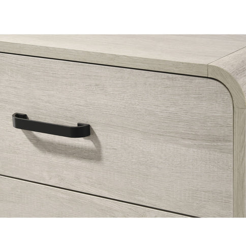 5 Drawer Tall Chest Storage Furniture With Ample Drawer Space - Antique White