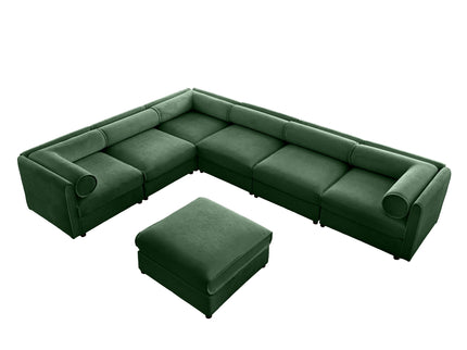 Contemporary Elegant Sofa With Storage And Ottoman