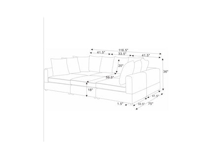 Haven - 6 Piece Modular Sectional