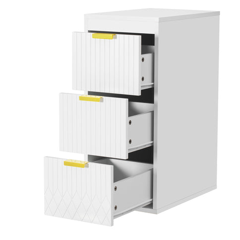 Wall Mounted Bathroom Cabinet With Side Cabinet Combo With Soft-Closing Doors And Drawers, Ceramic Sink