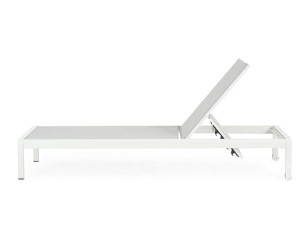 Outdoor Patio Chaise Lounge With 5 Reclining Positions