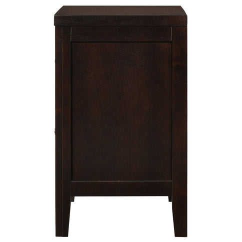 Garrett - 2 Drawer Nightstand - Cappuccino