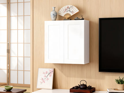 Shaker Wall Cabinet With Soft-Close Doors, Adjustable Shelves