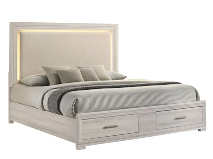 Colorado - Bed With Upholstered LED Headboard