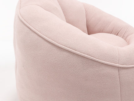 Bedding Bean Bag Sofa Chair High Pressure Foam With Footrest