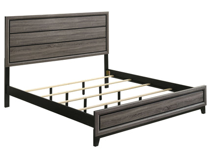 Carina - Eastern King Bed - Oak