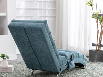 Massage Chaise Lounge Indoor With Remote Control, Ergonomic Electric Massage Lounger
