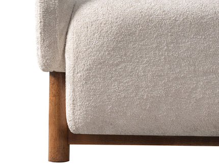 Modern Accent Chair With Recessed Arms And Tight Back