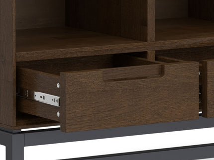 Banting - 9 Cube Bookcase With Drawers - Walnut Brown