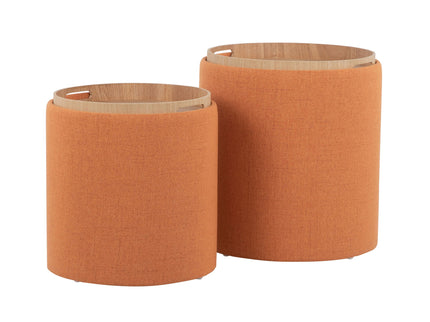 Tray - Contemporary Nesting Ottoman Set